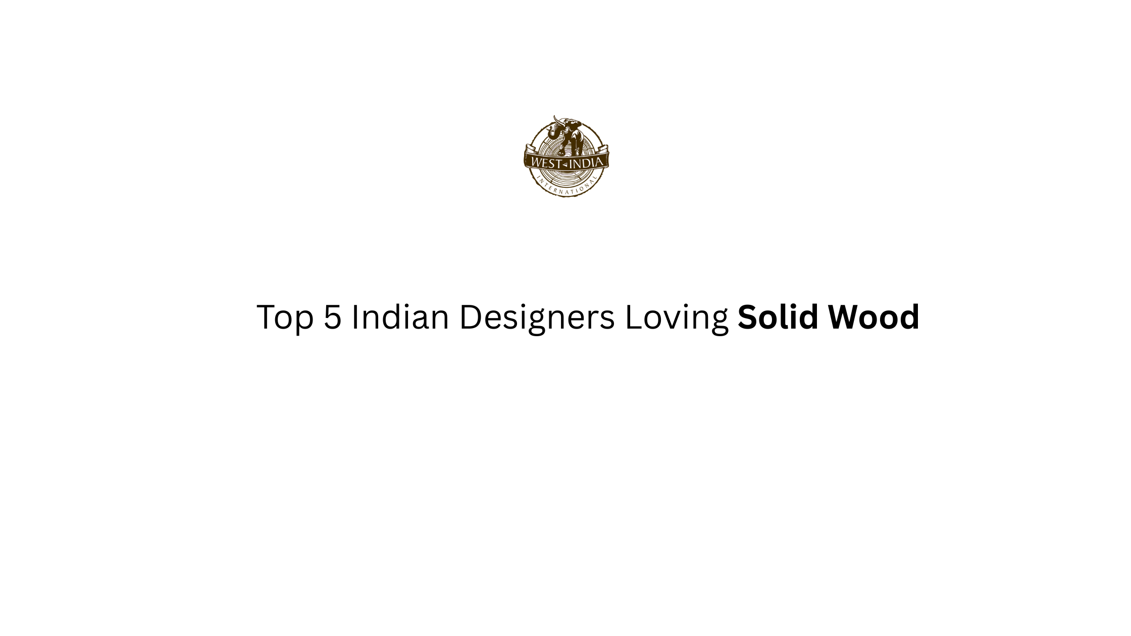 Wooden Furniture in India